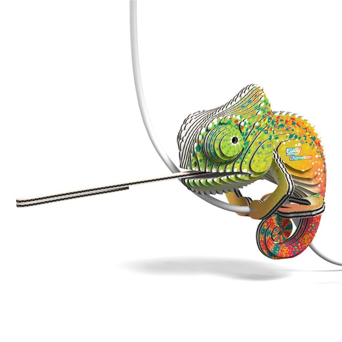 Eugy 3D karton bosdier - kameleon Eugy 3D karton bosdier - kameleon