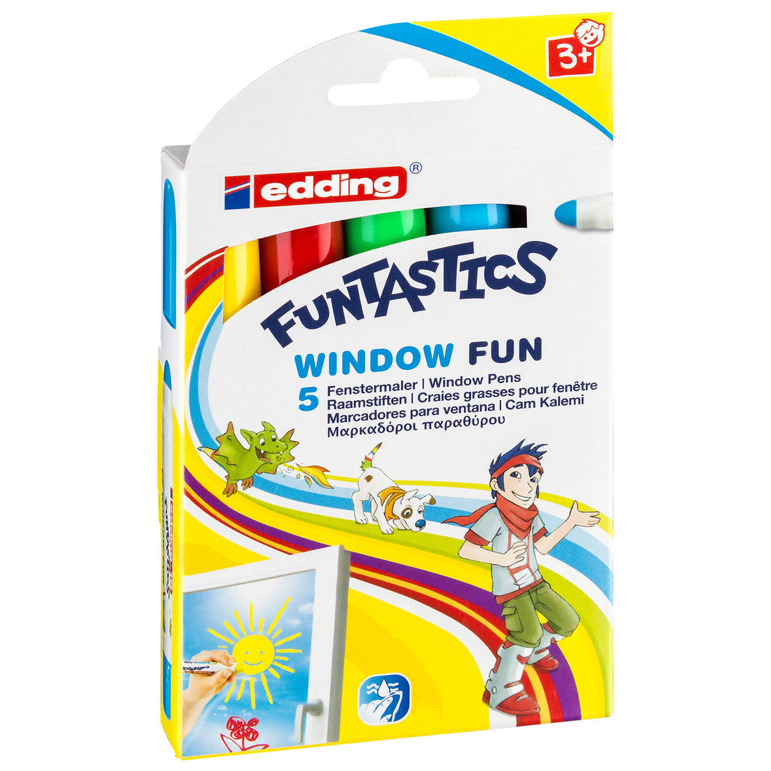 Funtastics Window Fun 5 stuks Funtastics Window Fun 5 stuks