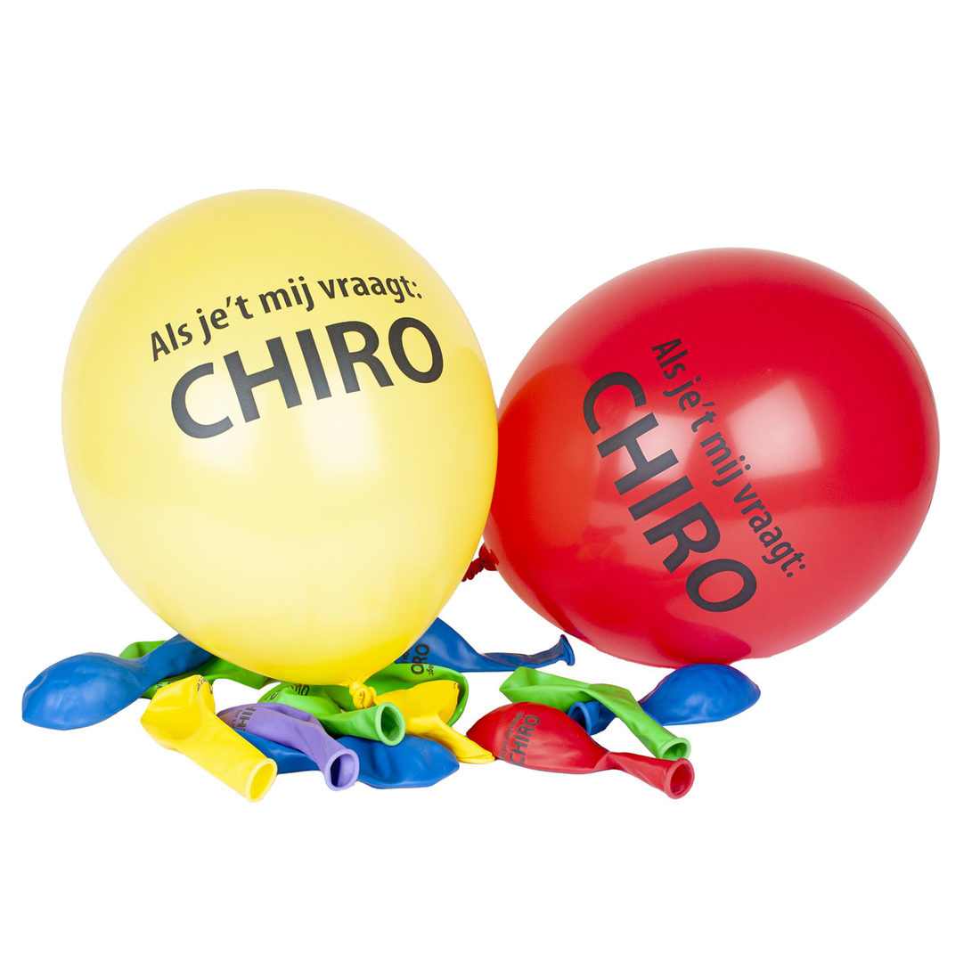 Chiroballon 50 stuks assortiment Chiroballon 50 stuks assortiment