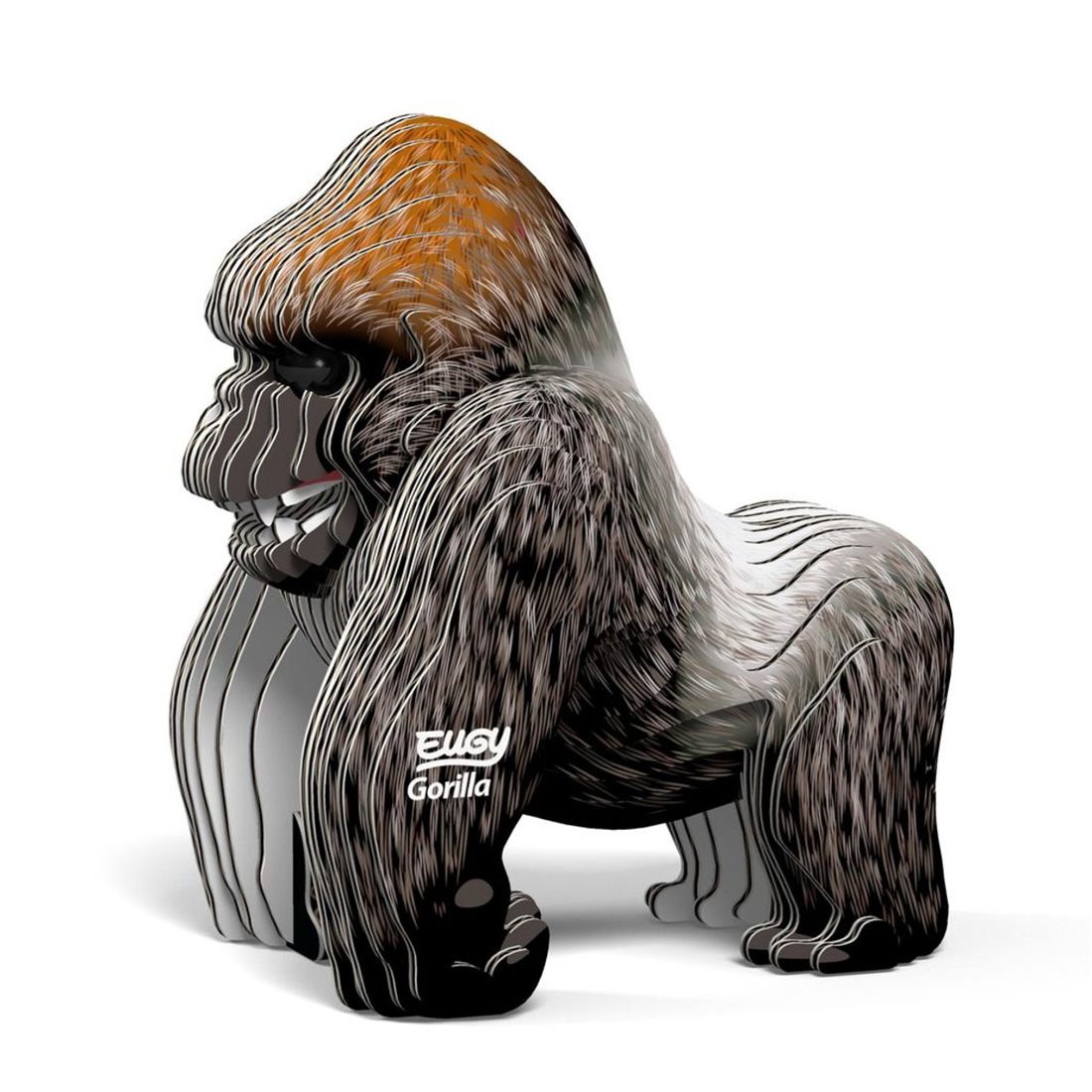 Eugy 3D karton wild dier - gorilla