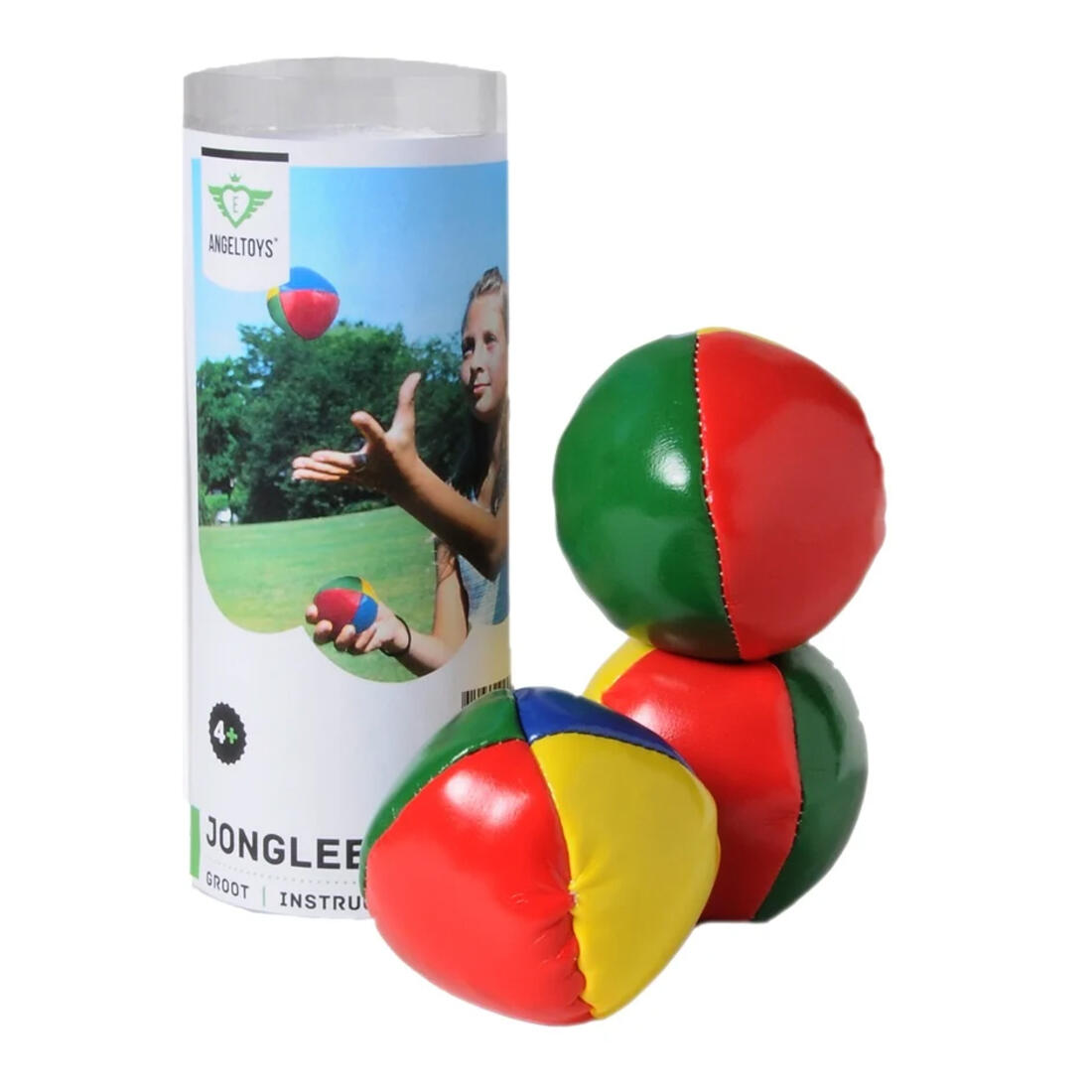 Jongleerbal 'intro' 3 stuks in koker