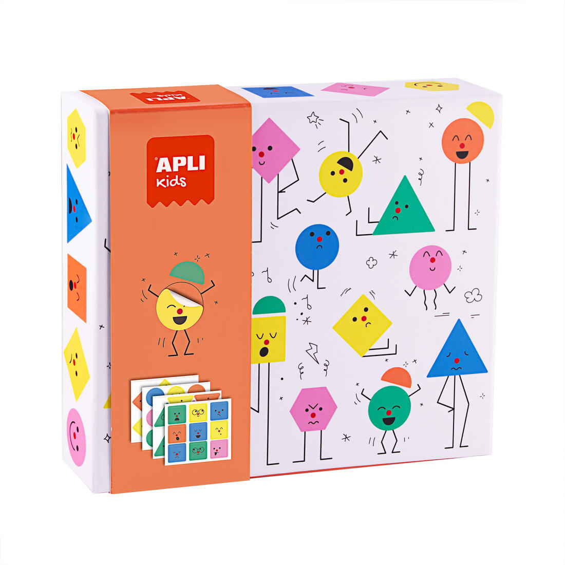 Apli kids stickerbox geometrische emoties