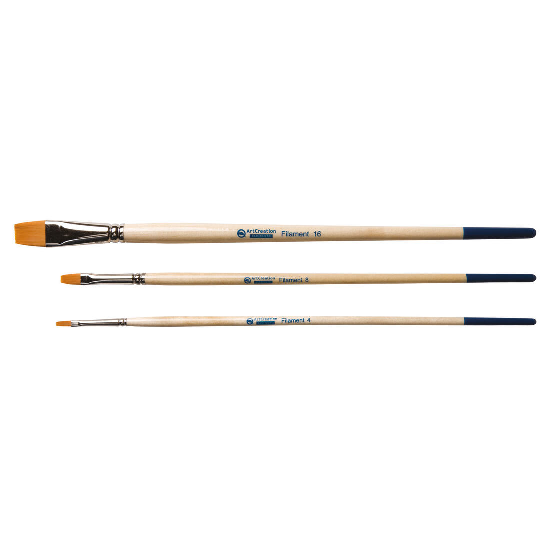 Penselenset 3 stuks polyester plat Penselenset 3 stuks polyester plat