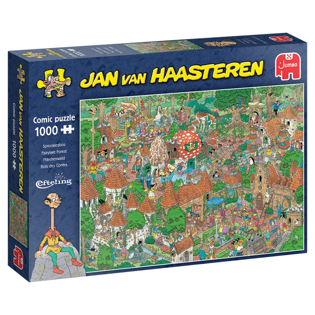 Puzzel Jan van Haasteren - Efteling Sprookjesbos 1000 stuks Puzzel Jan van Haasteren - Efteling Sprookjesbos 1000 stuks