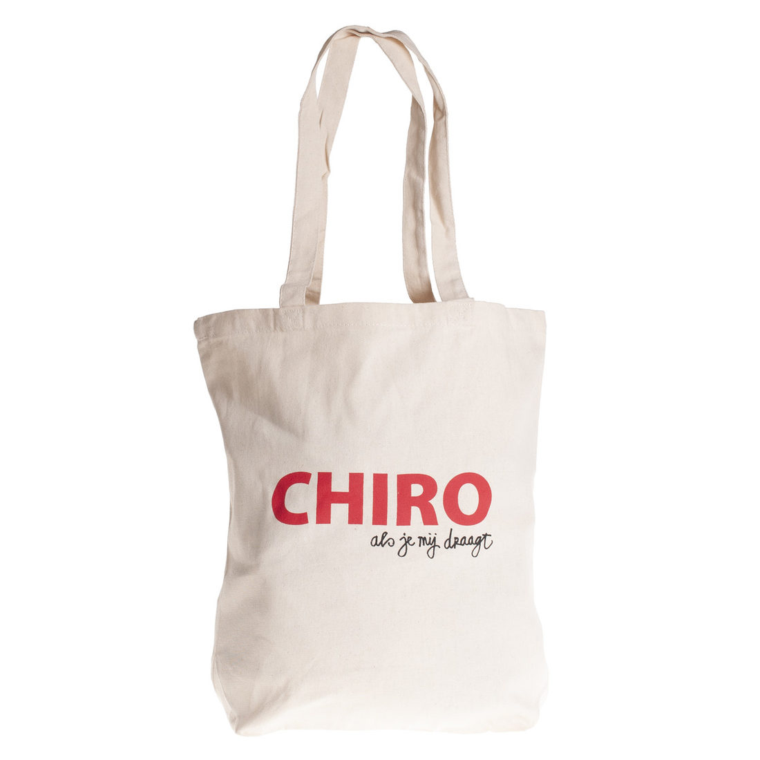 Canvastas Als je mij draagt Chiro groot Canvastas Als je mij draagt Chiro groot