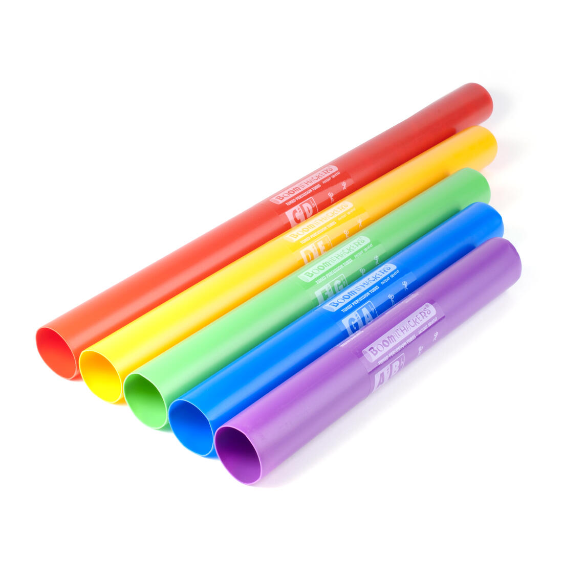Boomwhackers chromatisch 5 stuks halve tonen (webshop only)