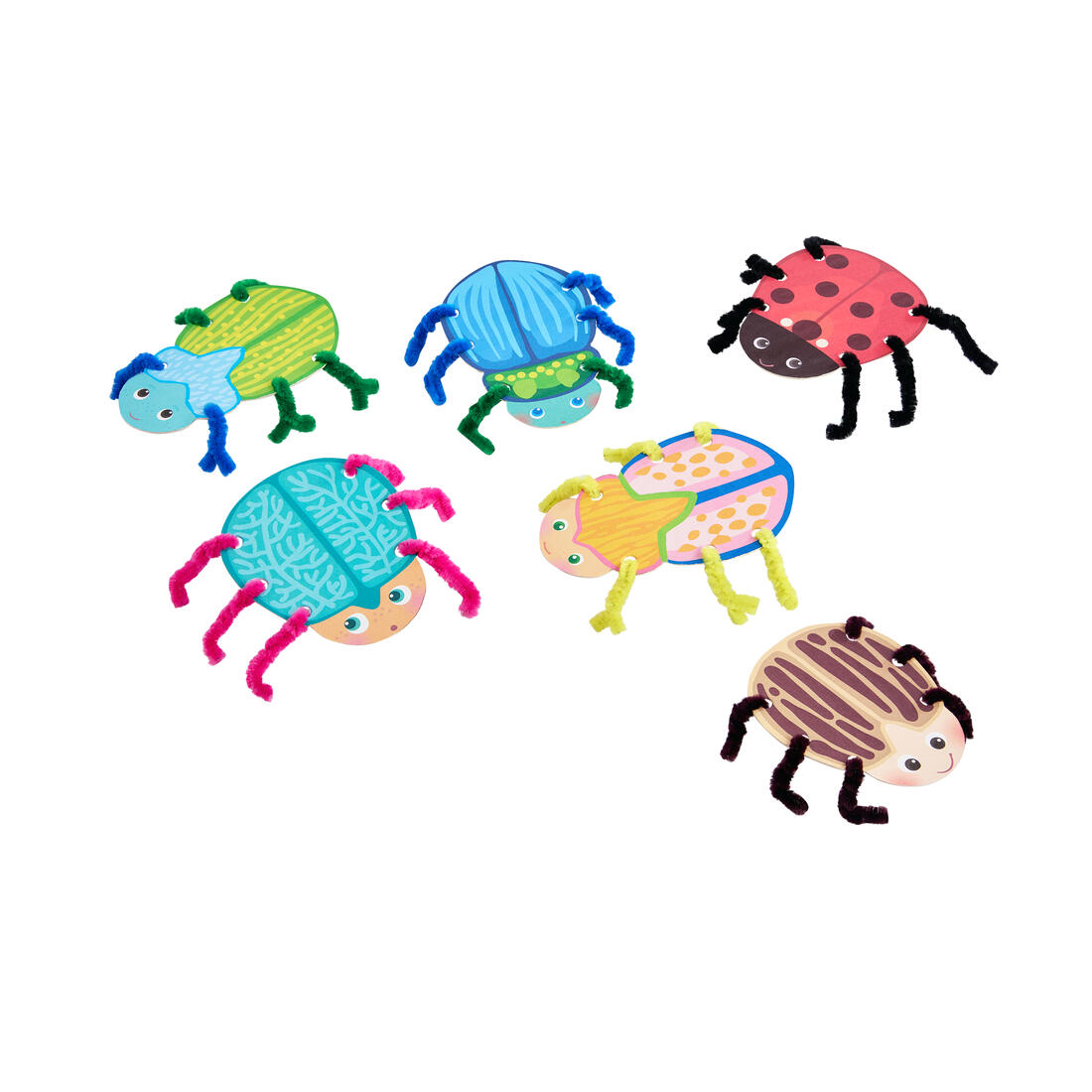 Haba Knutselset - Leren rijgen Kevers en rupsen Haba Knutselset - Leren rijgen Kevers en rupsen