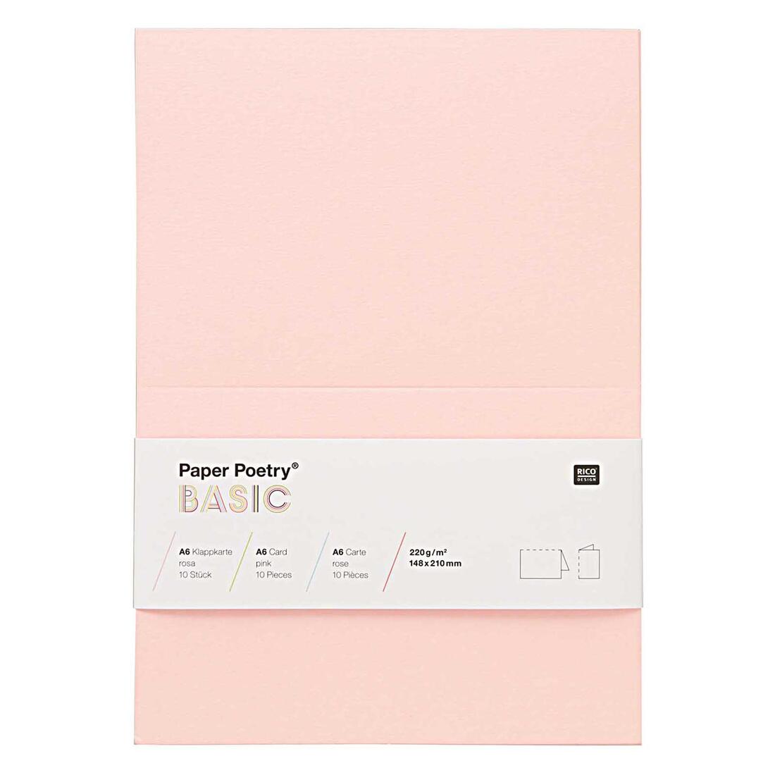 Kaart A6 210 x 148 mm 10 stuks