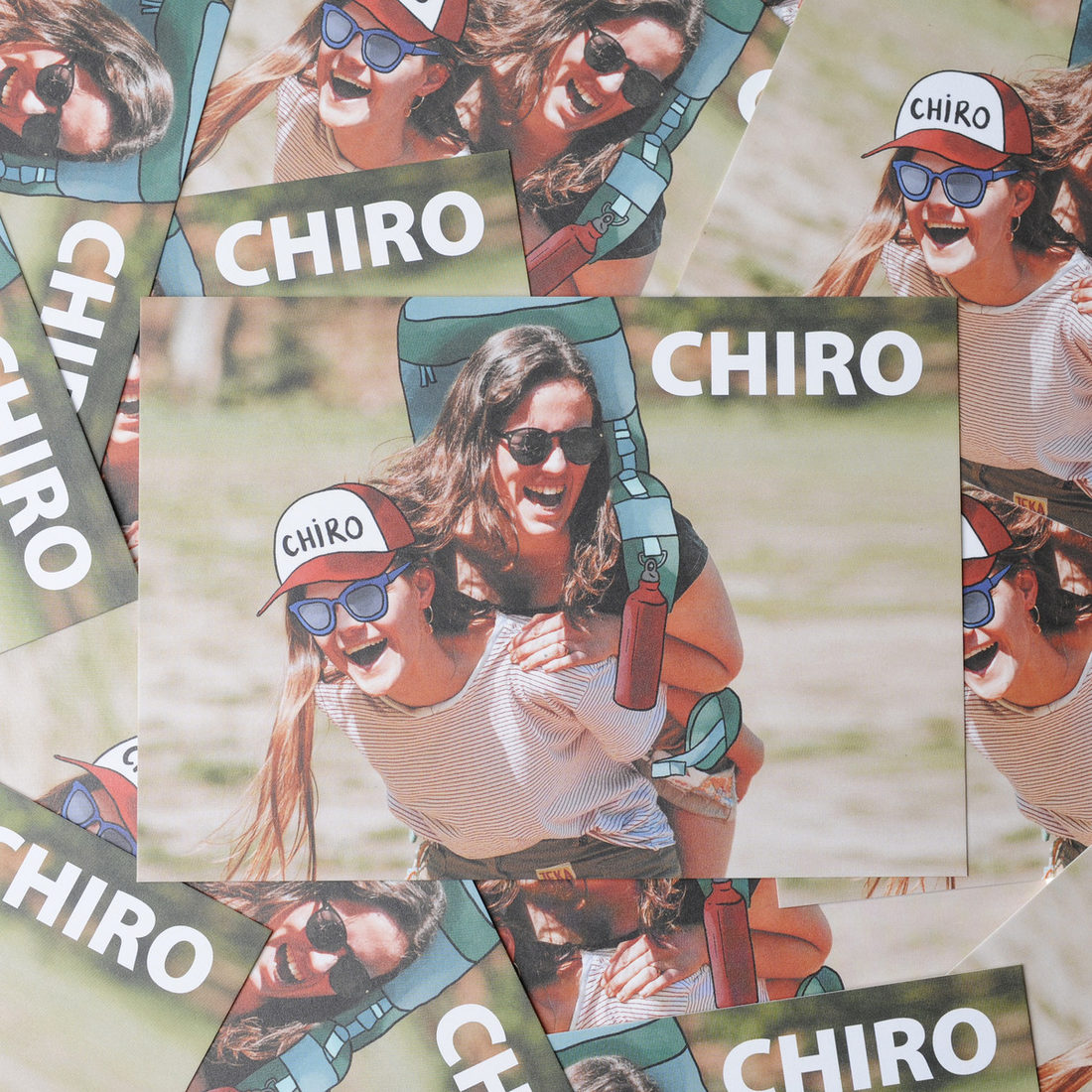 Bivakpostkaart 21 rugdragers 20 stuks Bivakpostkaart 21 rugdragers 20 stuks