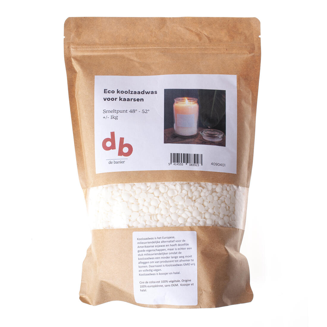 Koolzaadwas 1 kg Koolzaadwas 1 kg