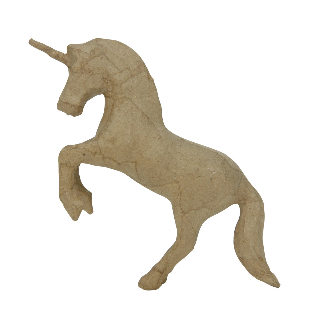 Papier-maché figuurtje 12 cm eenhoorn Papier-maché figuurtje 12 cm eenhoorn