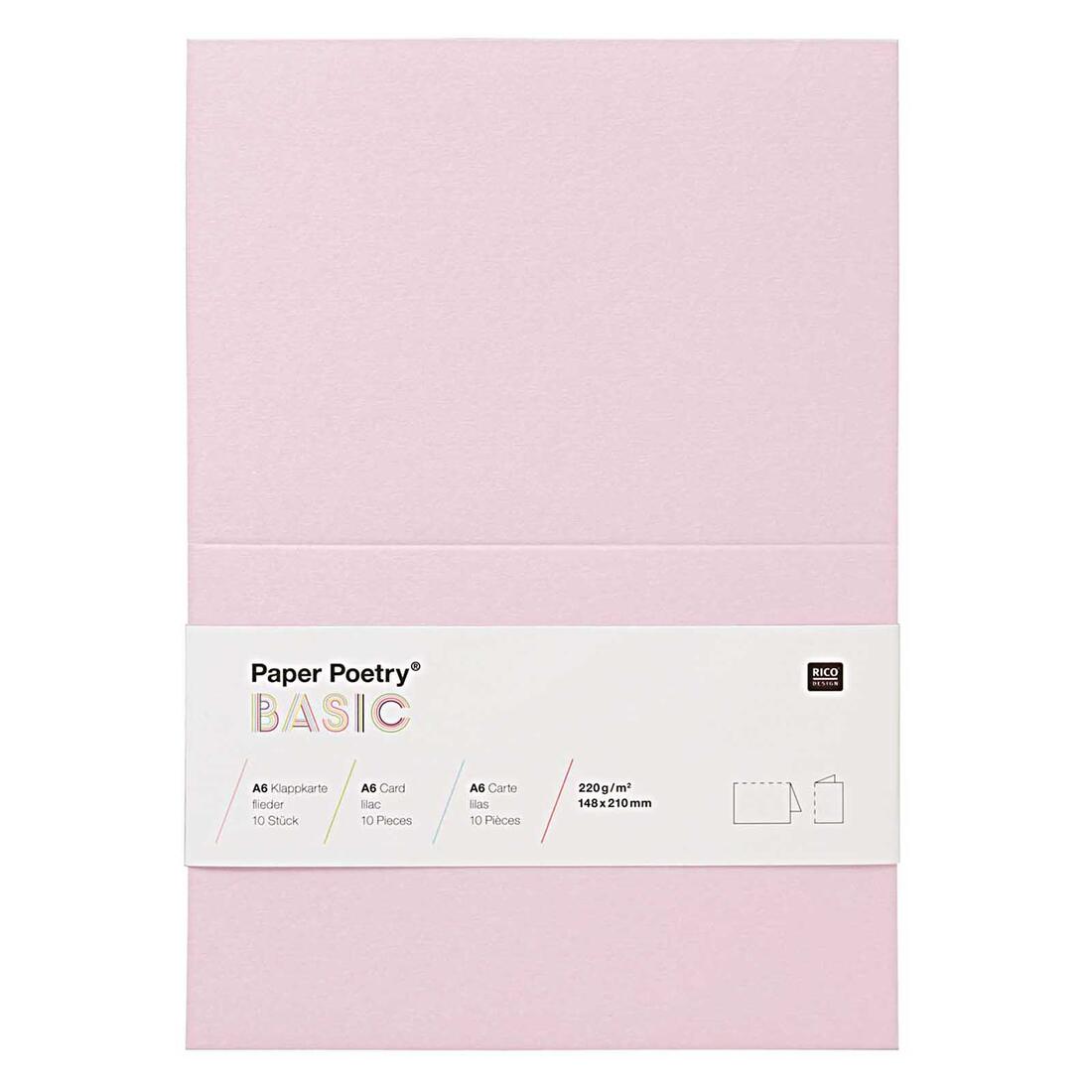 Kaart A6 210 x 148 mm 10 stuks