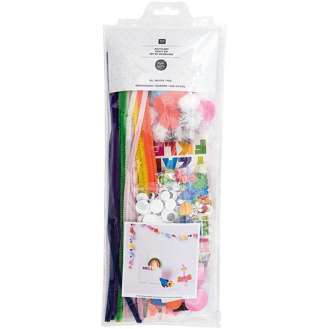 Knutselset 100-delig Regenboog Knutselset 100-delig Regenboog