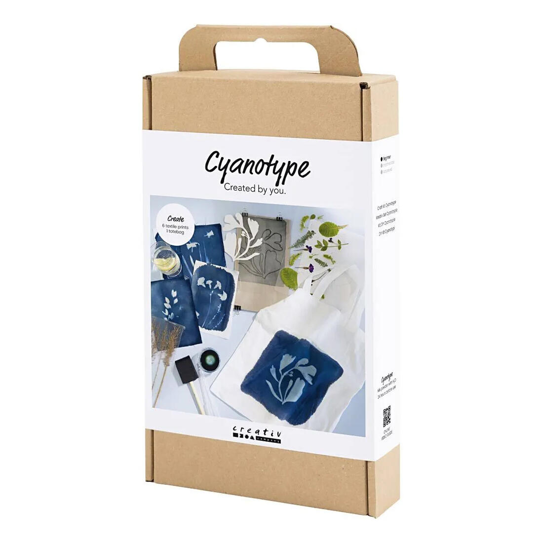 Hobbyset cyanotype textiel