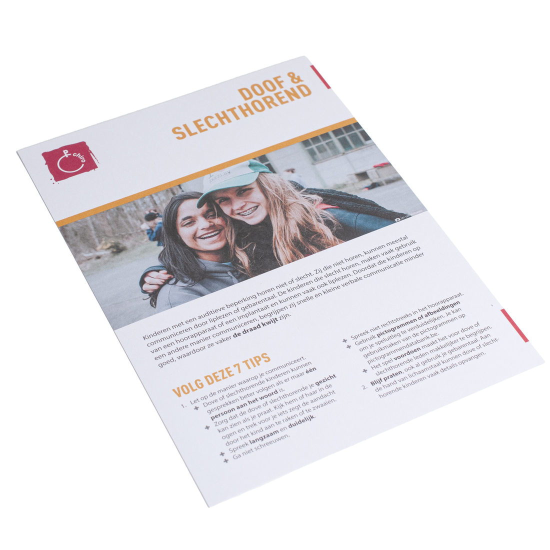 Diversiteitsfiche: auditieve beperking