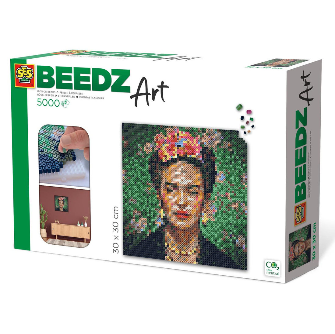 Beedz Art 30 x 30 cm Frida Kahlo Beedz Art 30 x 30 cm Frida Kahlo
