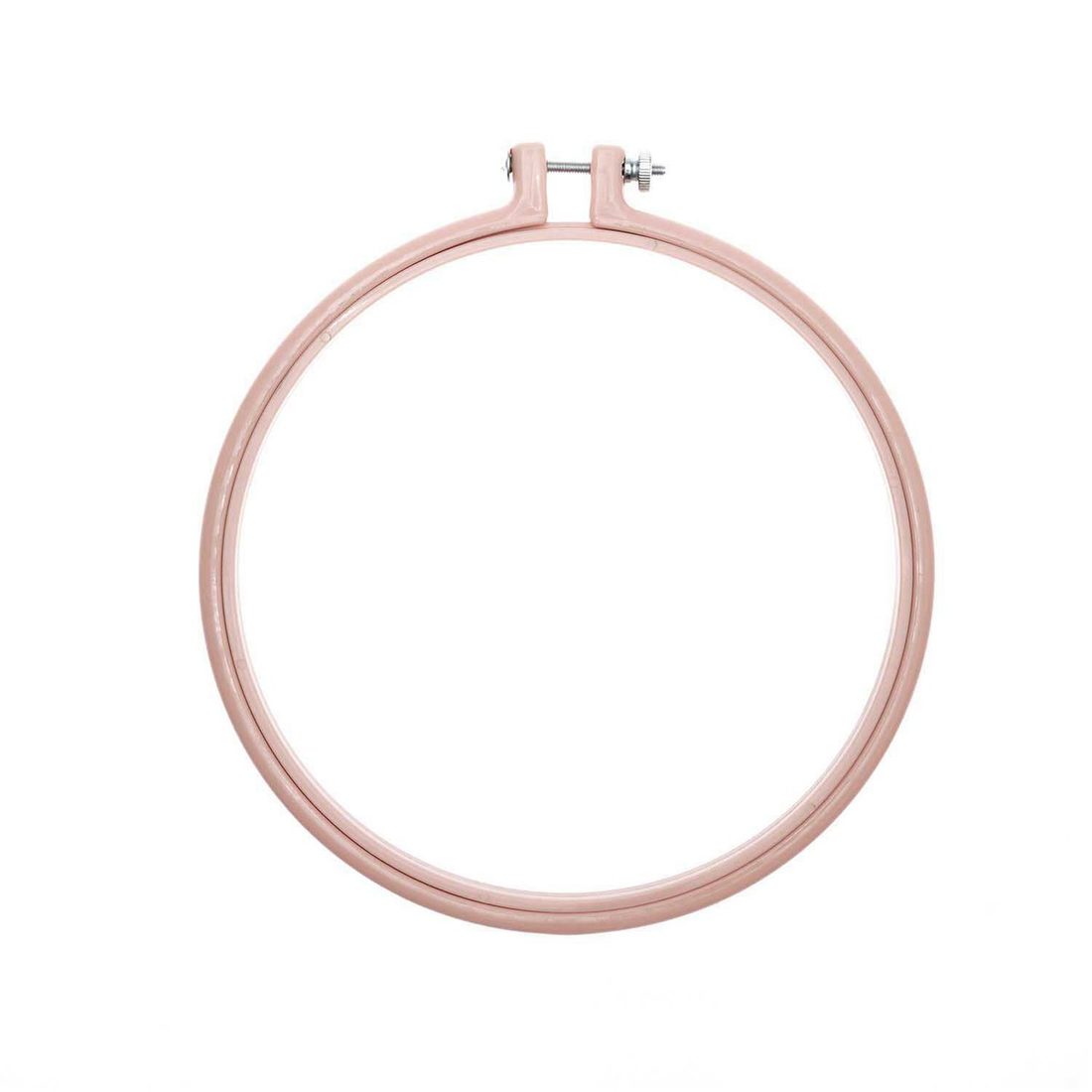 Borduurring plastiek 17,8 cm poederroze