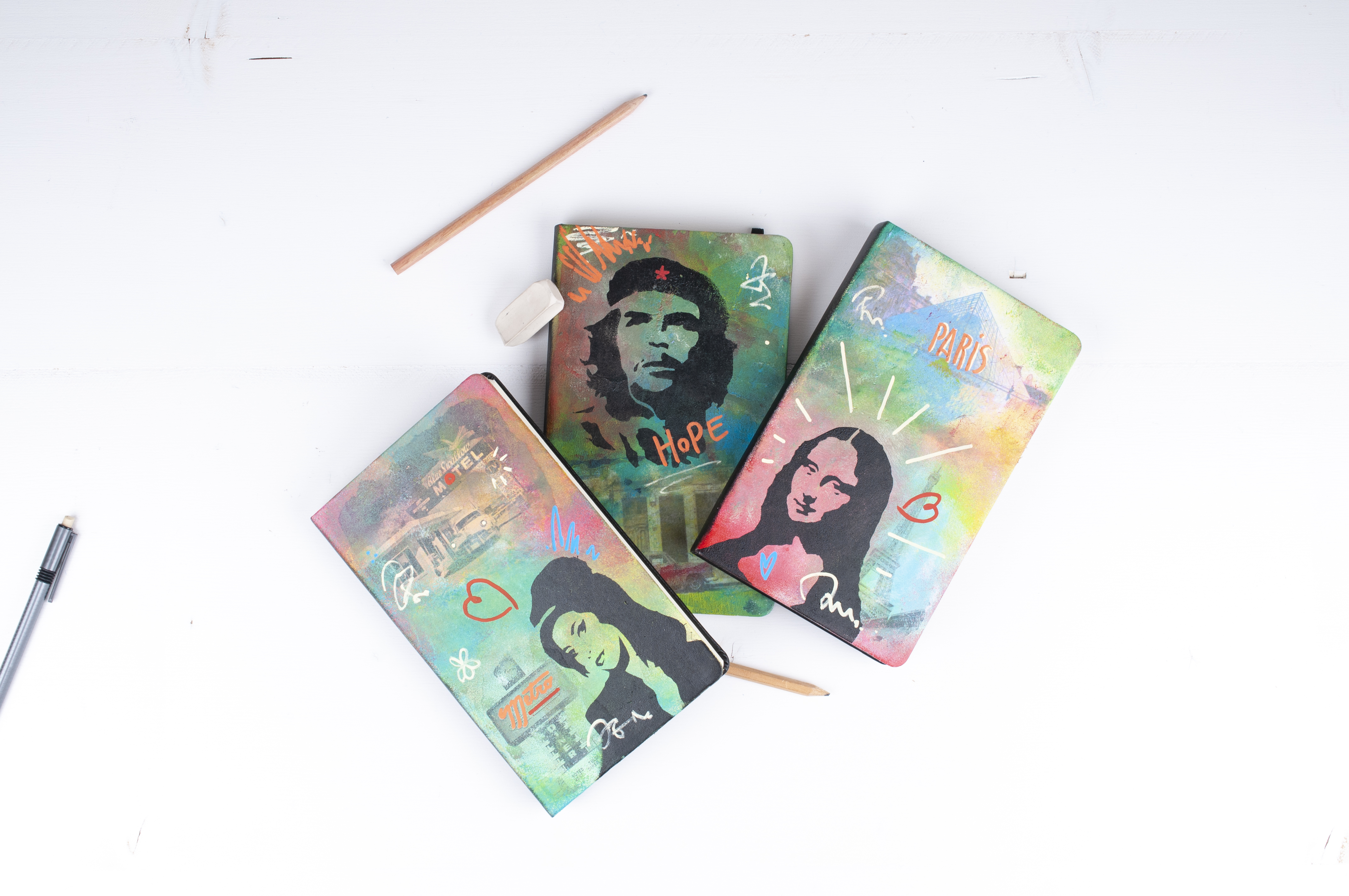 Knutselidee: schetsboek cover