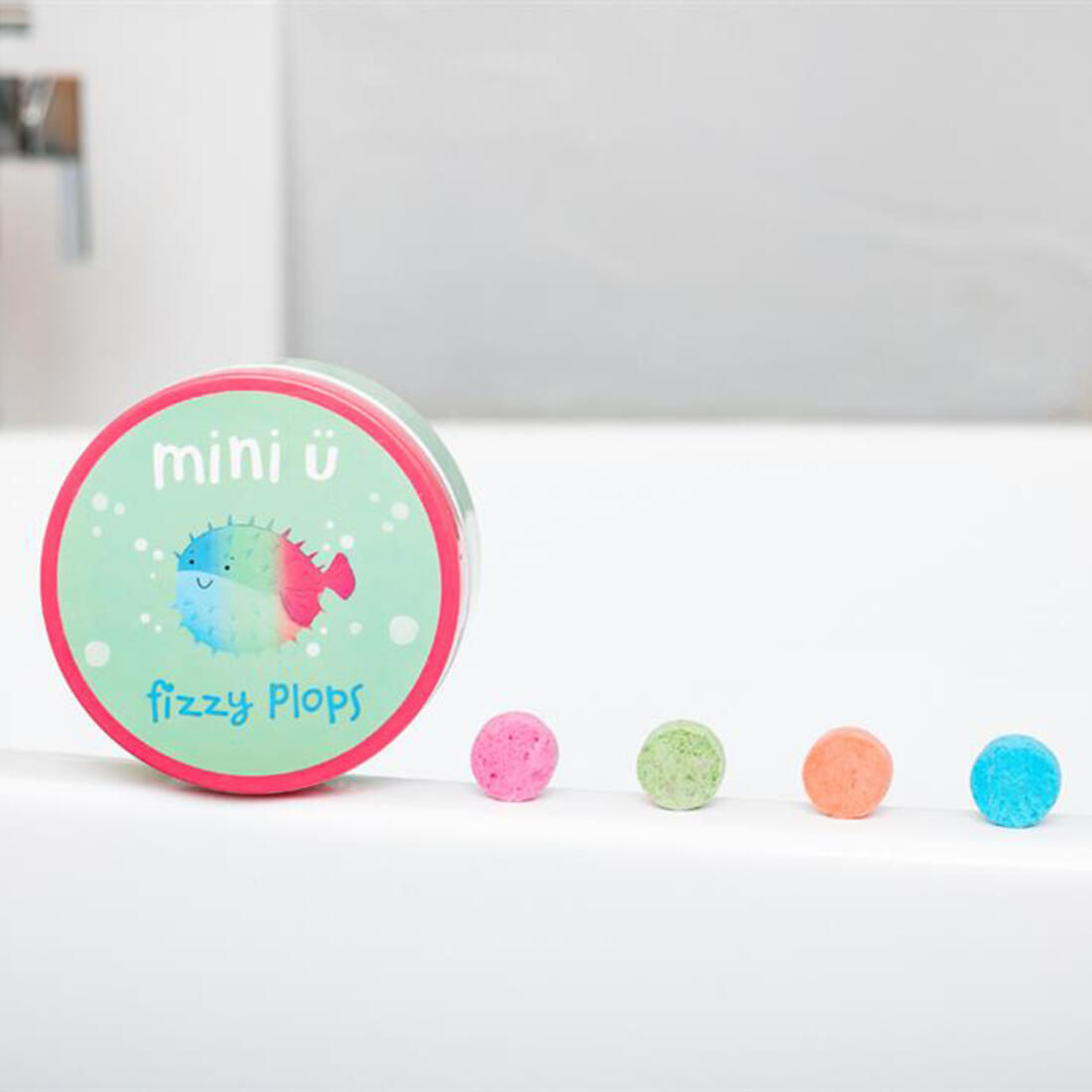 Fizzy Plops gekleurde bruisballetjes 40 stuks Fizzy Plops gekleurde bruisballetjes 40 stuks