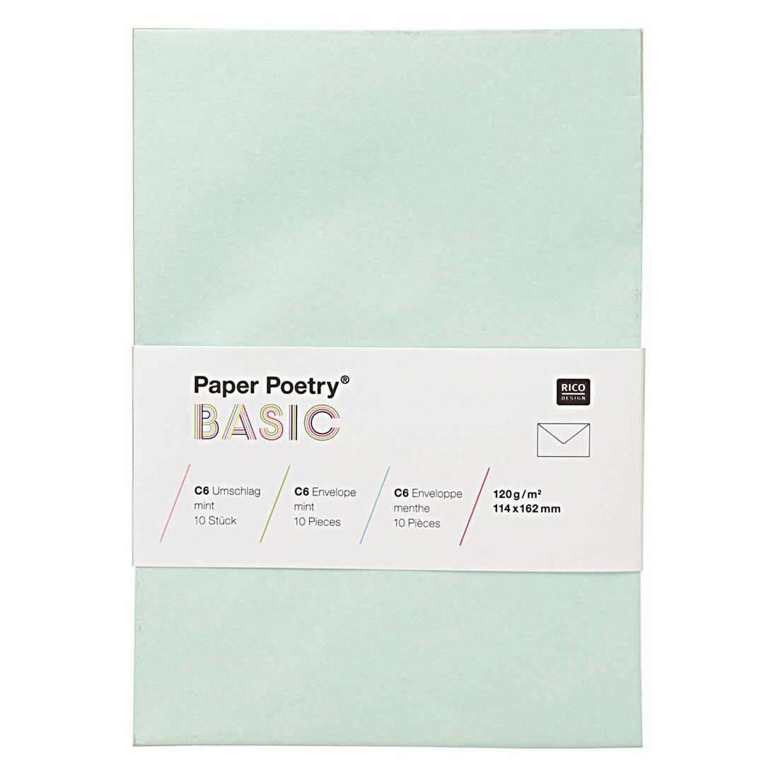 Enveloppe C6 162 x 114 mm 10 stuks 