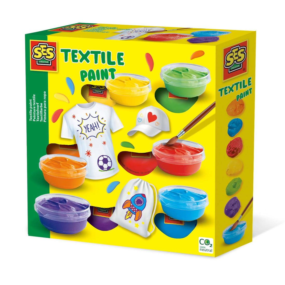 Ses textielverf 50 ml 6 kleuren