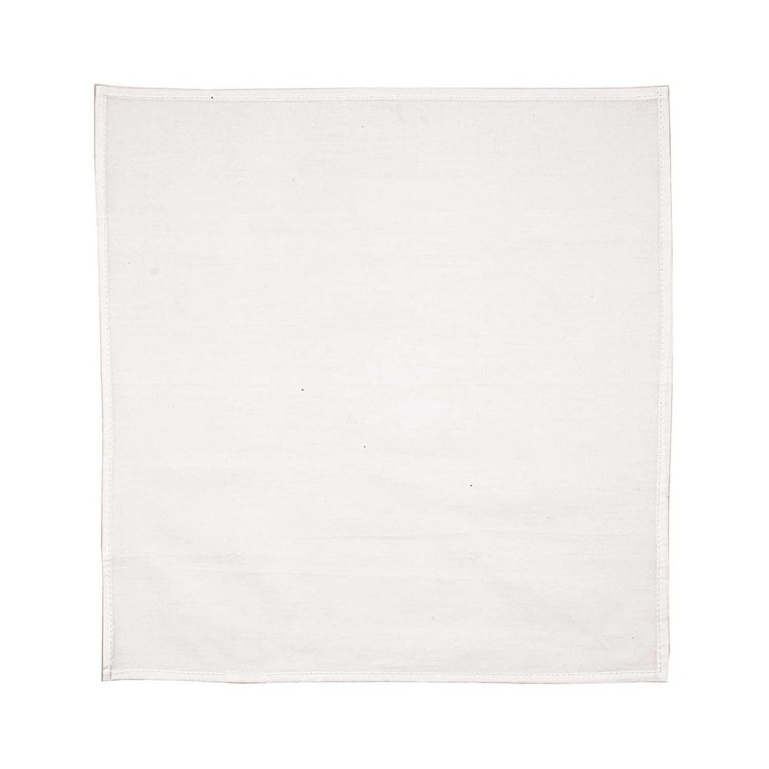Servet katoen 38 x 38 cm wit