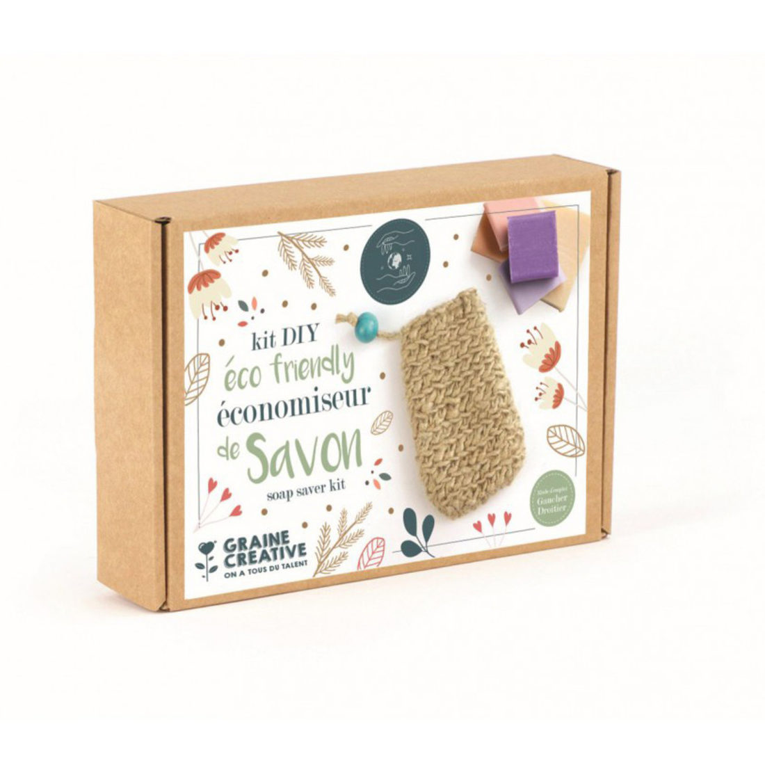 DIY set ecovriendelijk zeepzakje 