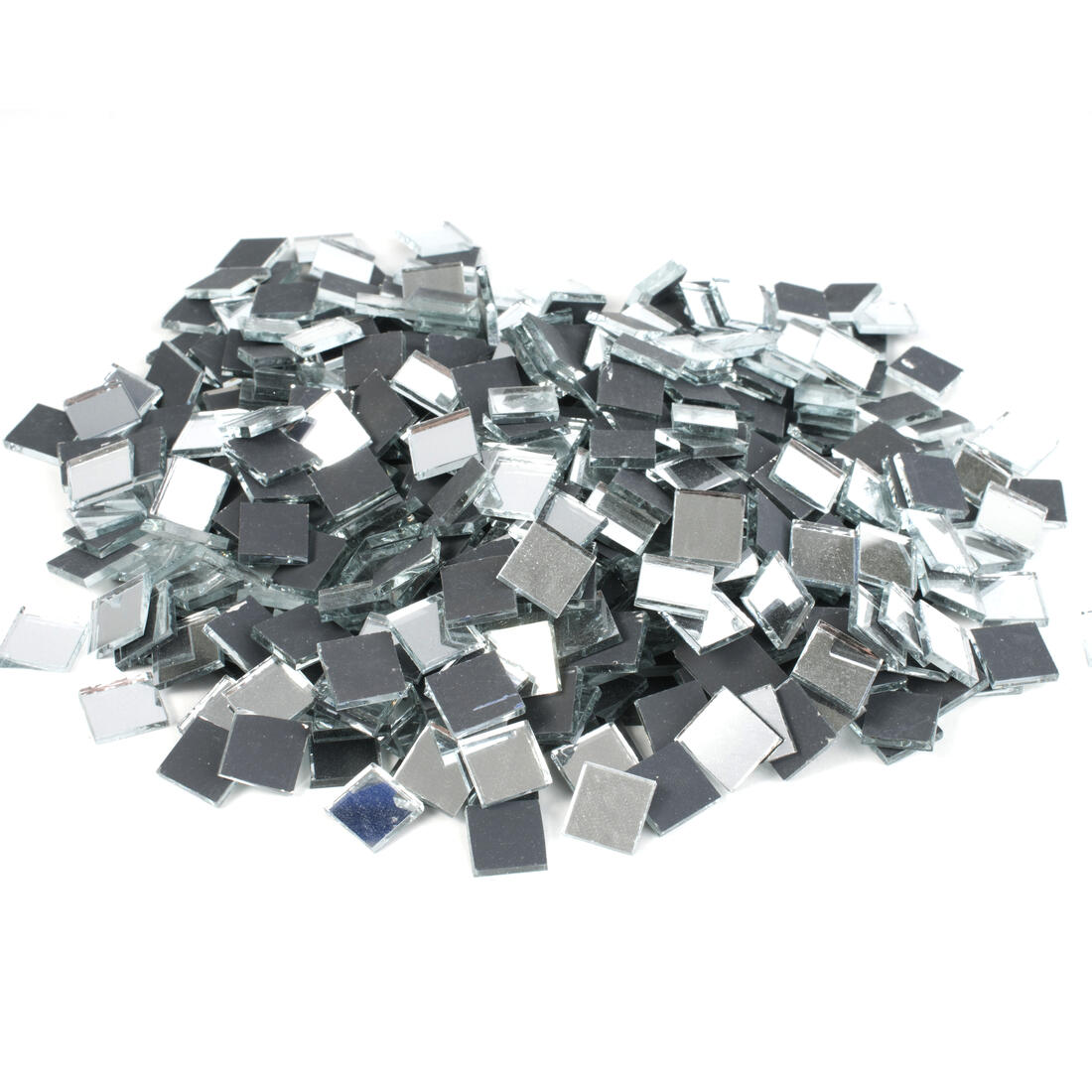 Mozaïek spiegelstukken 1 x 1 cm 380 stuks