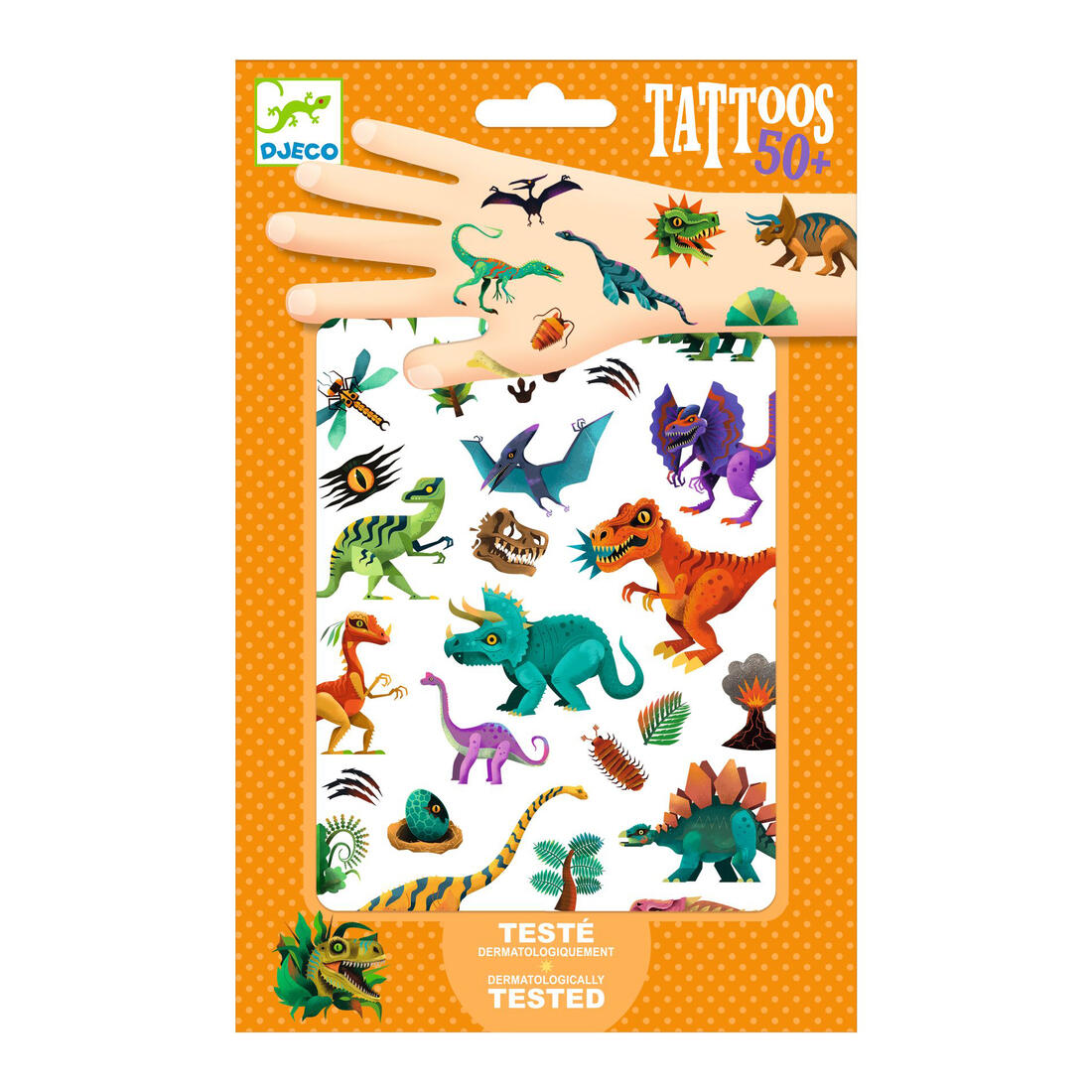Djeco tattoos dino club 3+