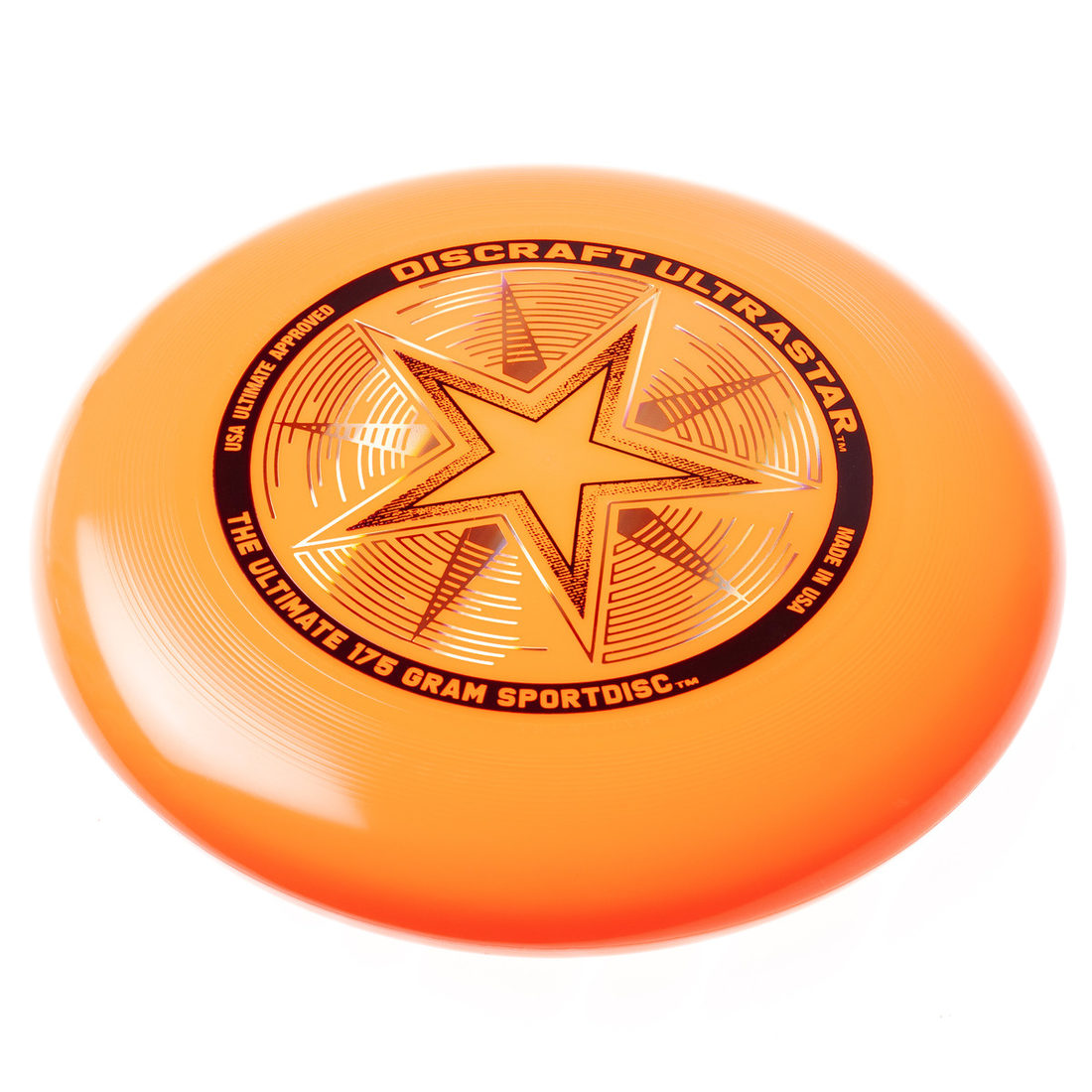 Wedstrijdfrisbee Discraft Ultra-Star 175 g D 27 neon oranje Wedstrijdfrisbee Discraft Ultra-Star 175 g D 27 neon oranje