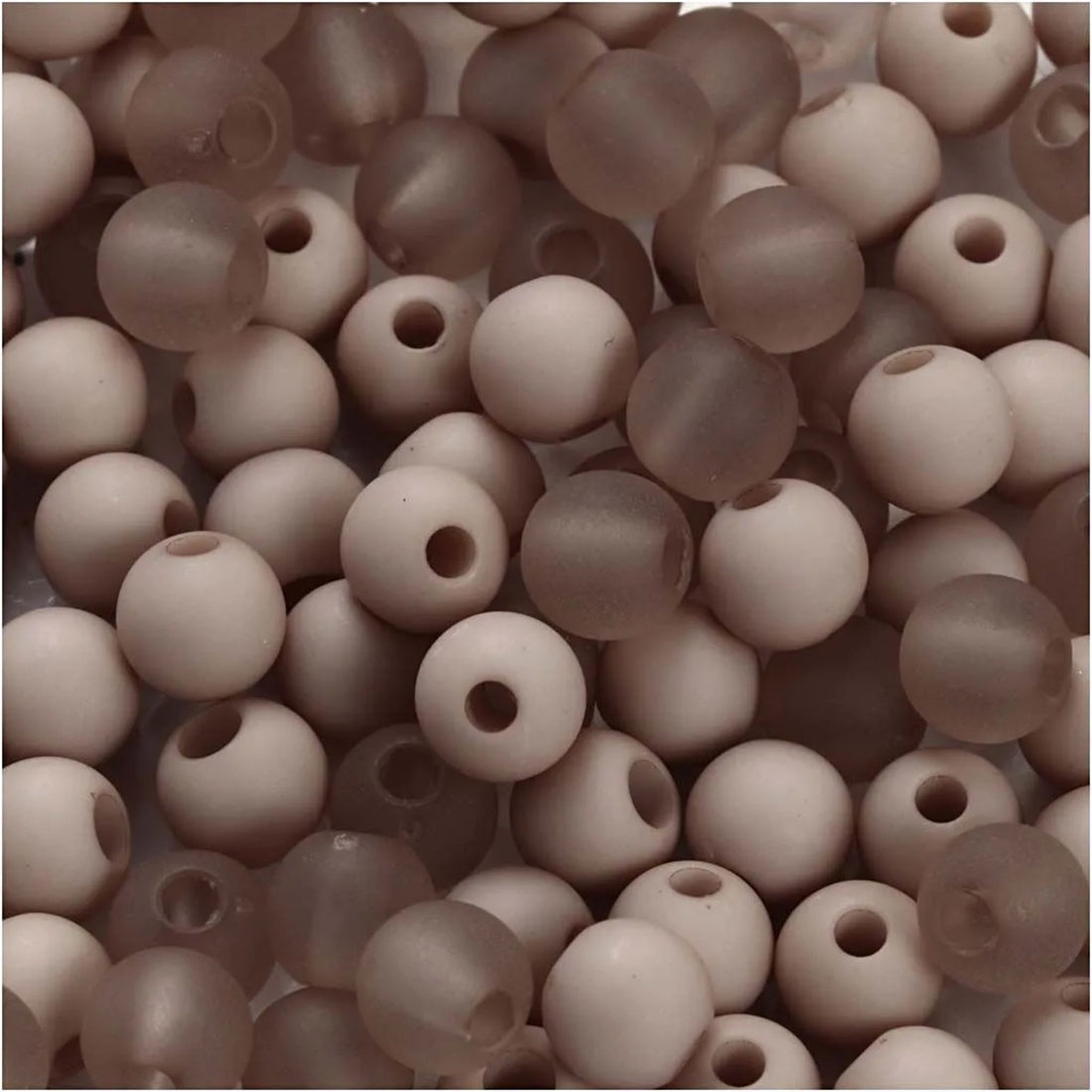 Plastiek kralen 6 mm 40 g