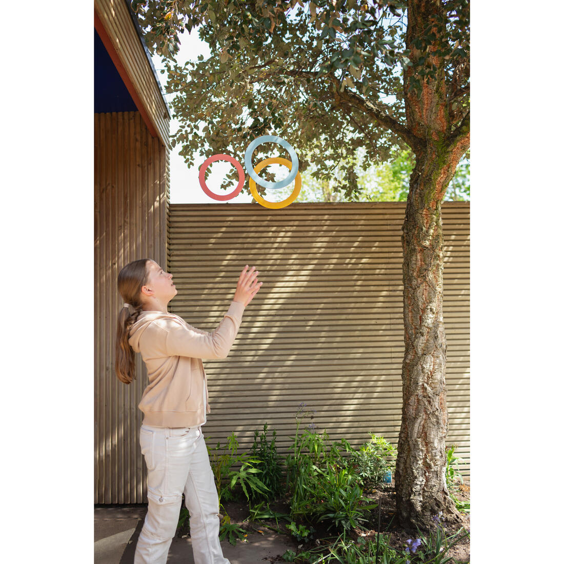 Set van 3 jongleerringen 24 cm in bioplastic Set van 3 jongleerringen 24 cm in bioplastic