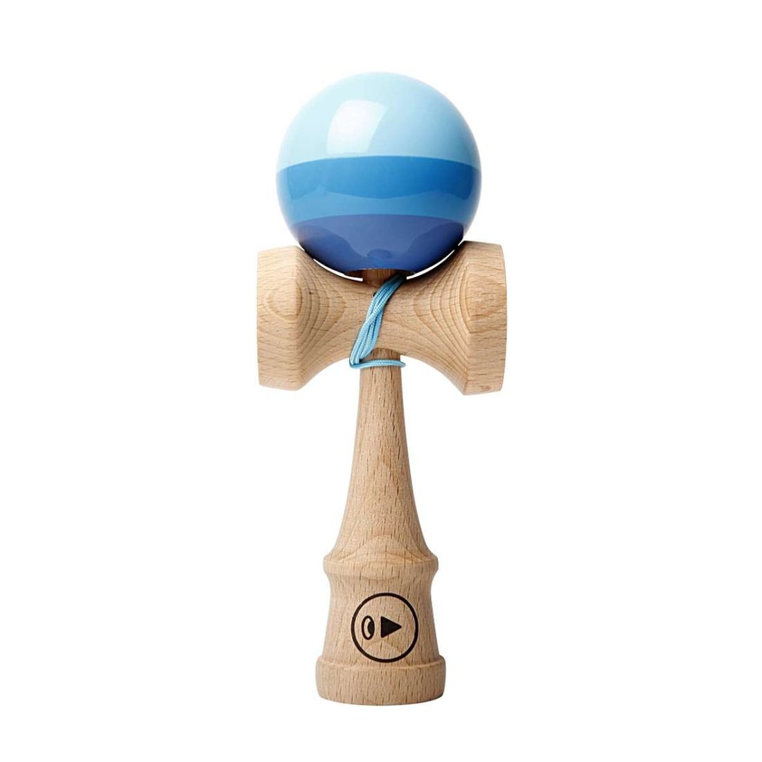 Kendama Europe Play Pro Recpaint Triple blauw of zilver