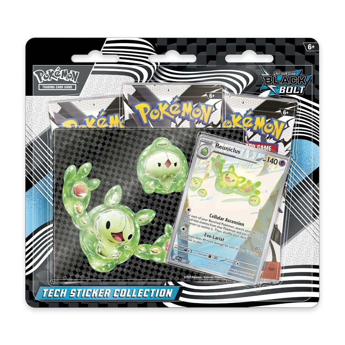 Pokémon SV10.5 Tech sticker box V2 Black Bolt