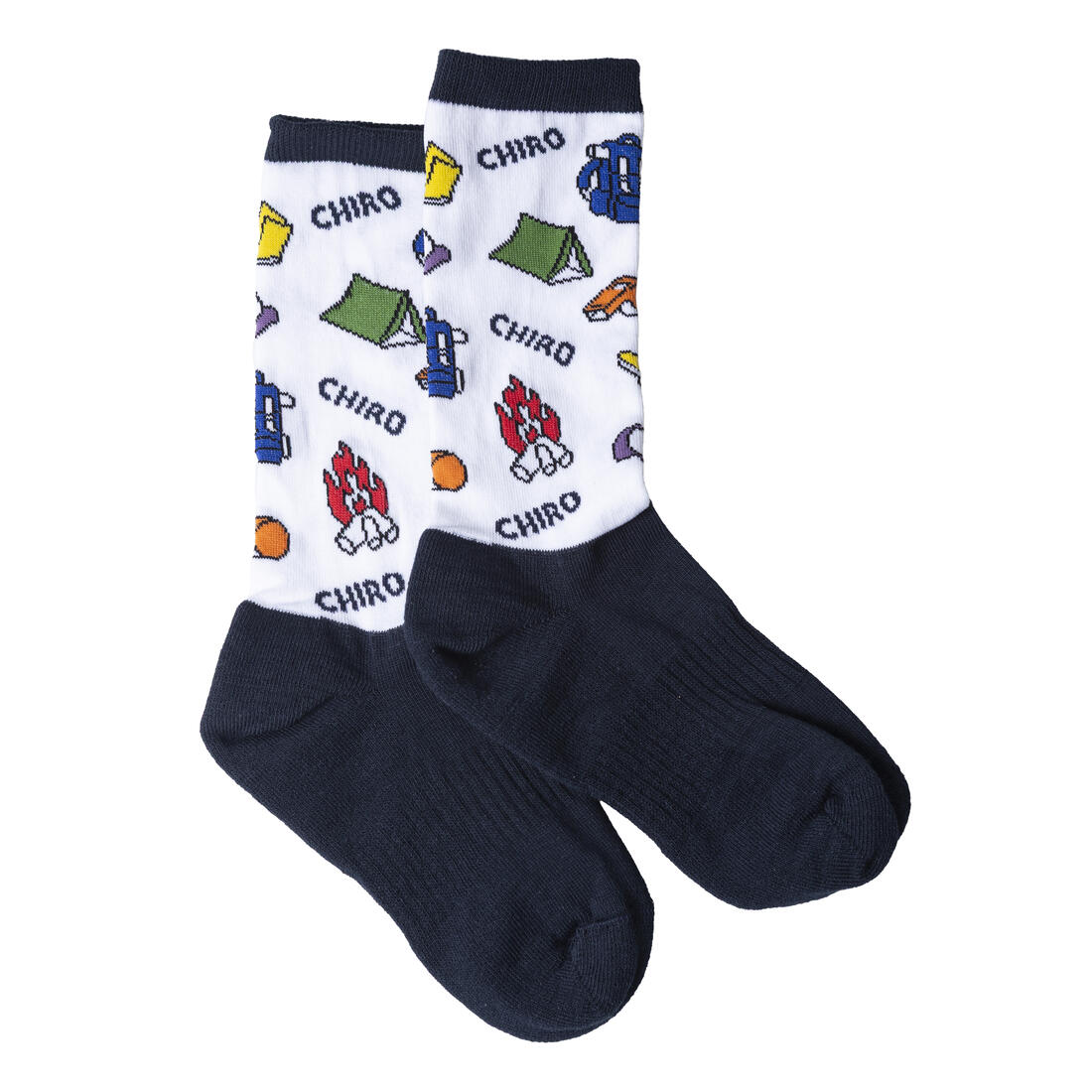 Chirowandelsok vrolijke figuren