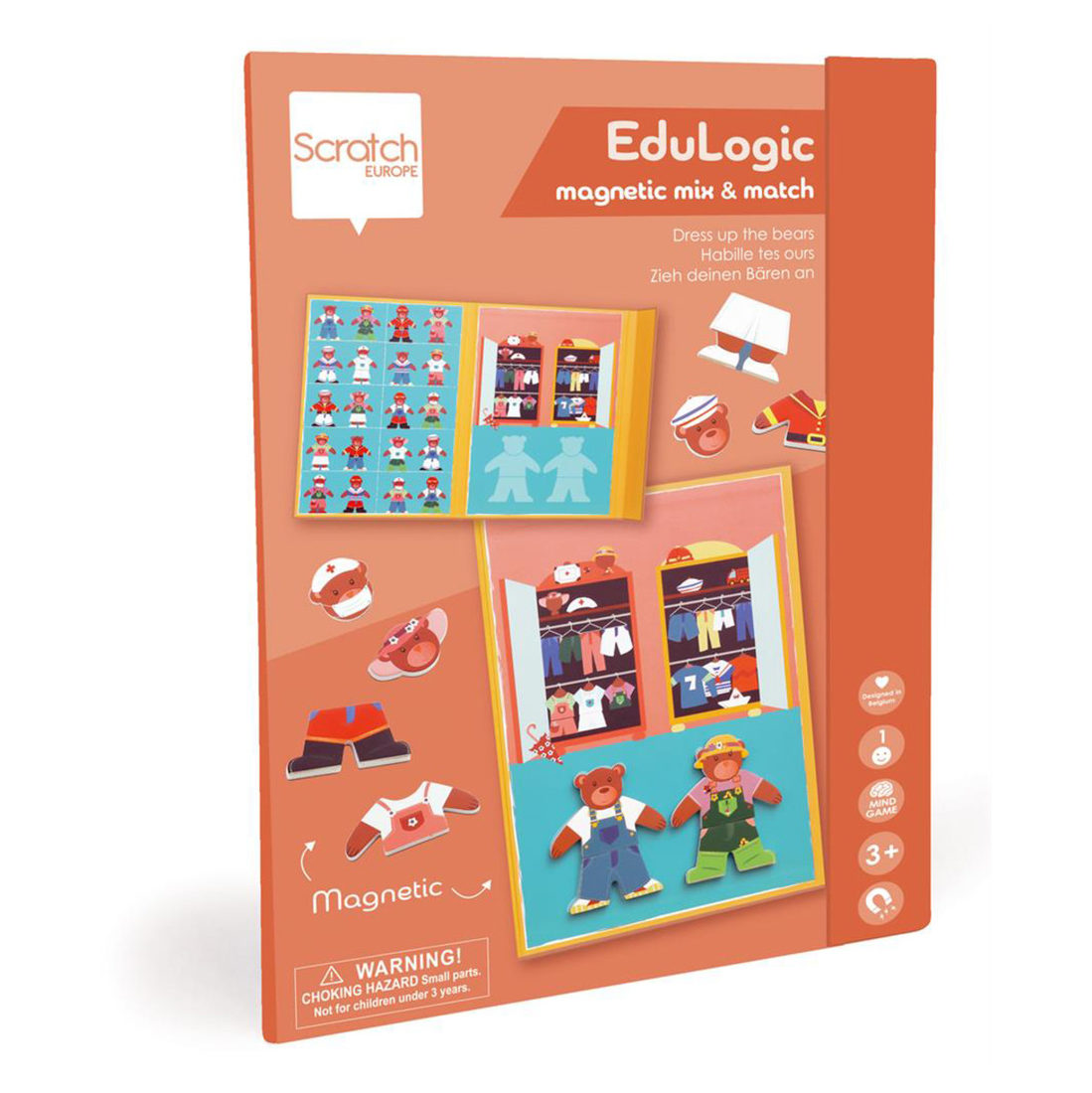 Edulogic magnetisch tangramspel beren kleden 4+
