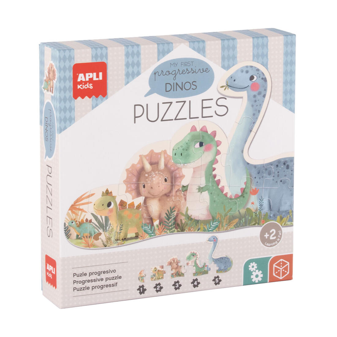 Mijn eerste puzzel Dinos 2+ 15 stukjes 