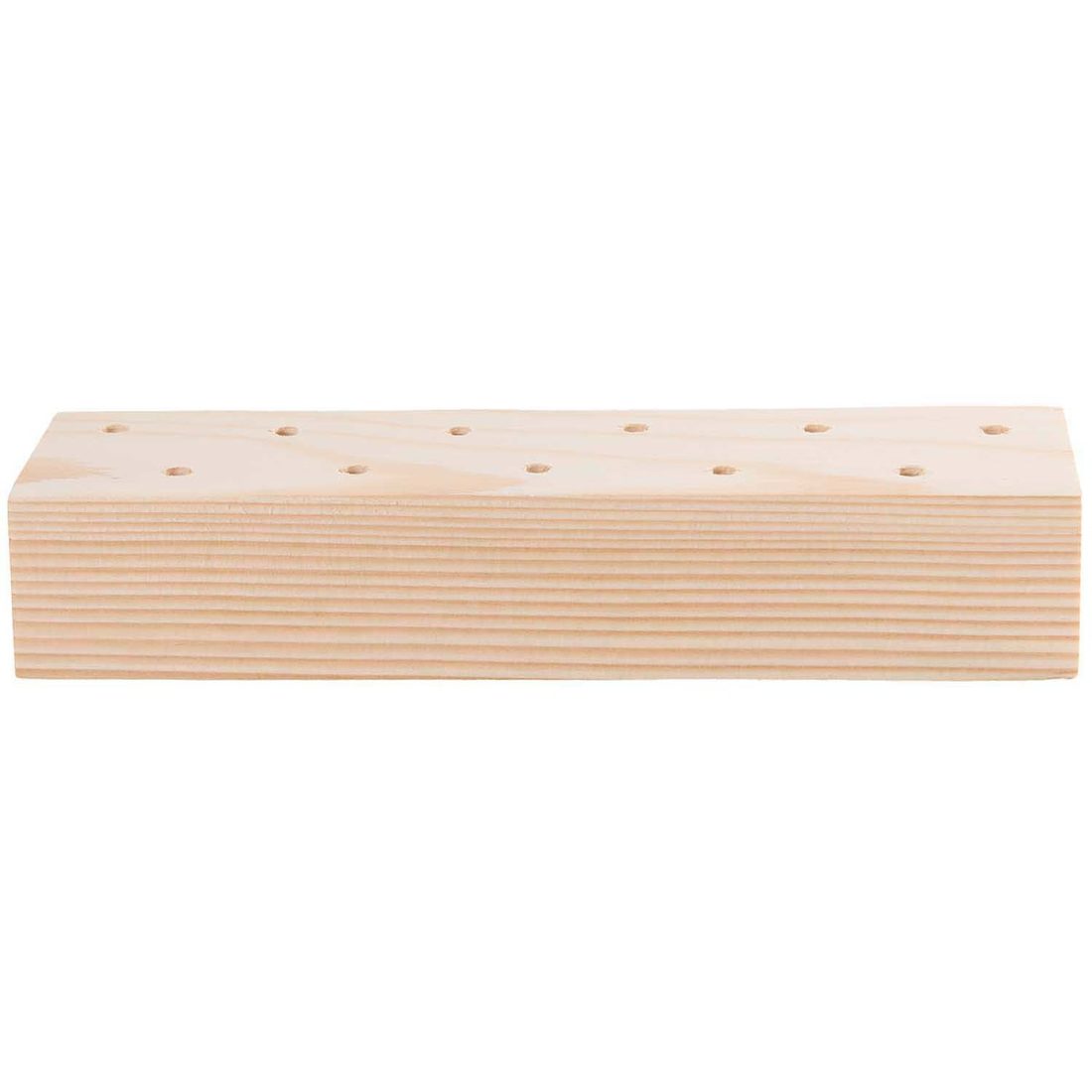 Houten staander voor droogbloemen 21 x 4 x 5 cm