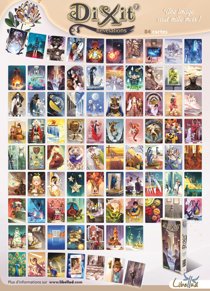 Dixit 7 uitbreiding Revelations 84 kaarten Dixit 7 uitbreiding Revelations 84 kaarten