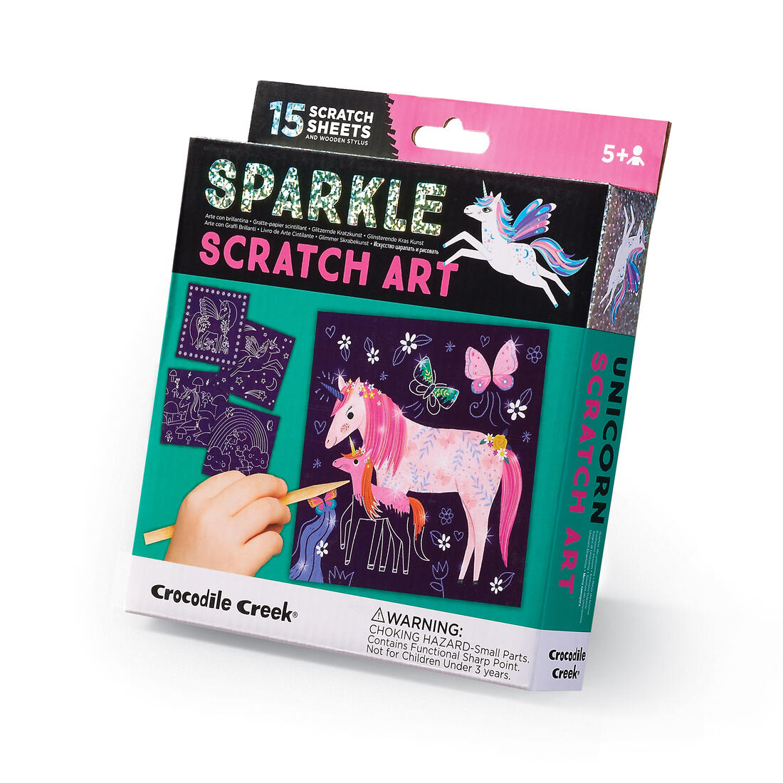 Sparkle Scratch Art - Eenhoorn 5+