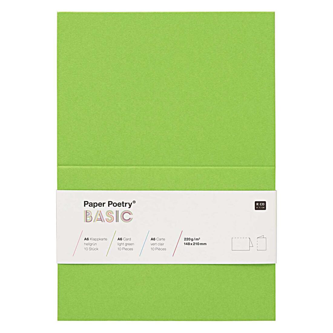 Kaart A6 210 x 148 mm 10 stuks