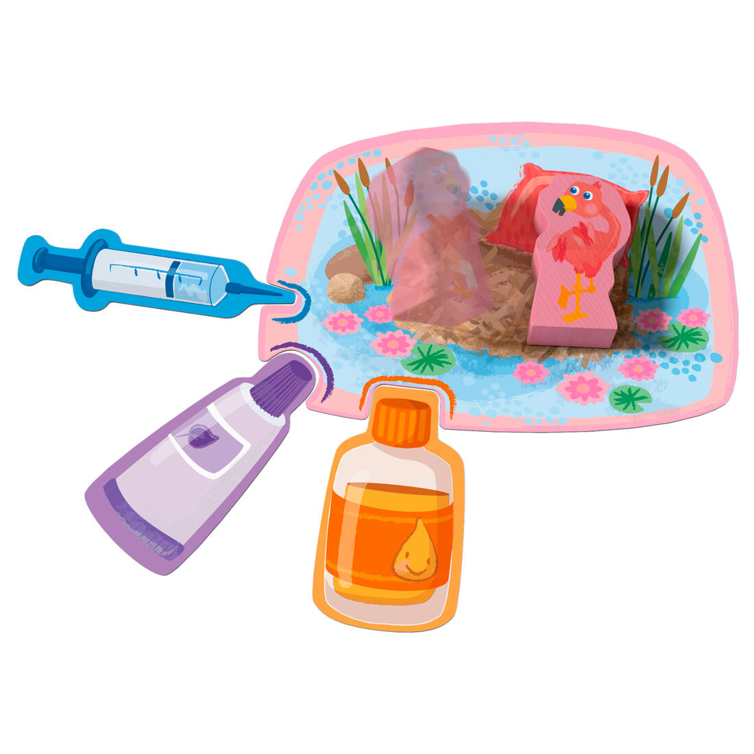 Mijn eerste spellen: Bij de dierendokter 2+ Mijn eerste spellen: Bij de dierendokter 2+