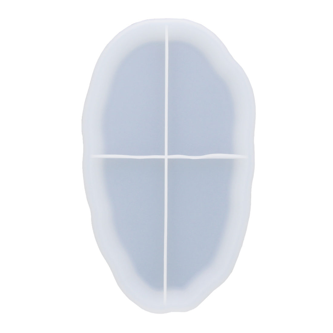 Siliconen mal schaal onregelmatige ovaal 17 x 28 cm Siliconen mal schaal onregelmatige ovaal 17 x 28 cm