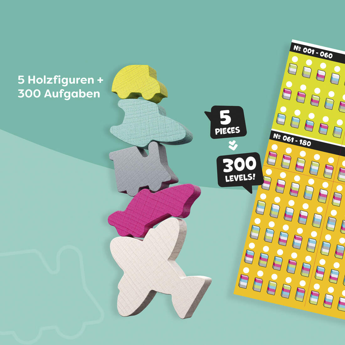 Stacking Challenge (groen) Voertuigen 6+