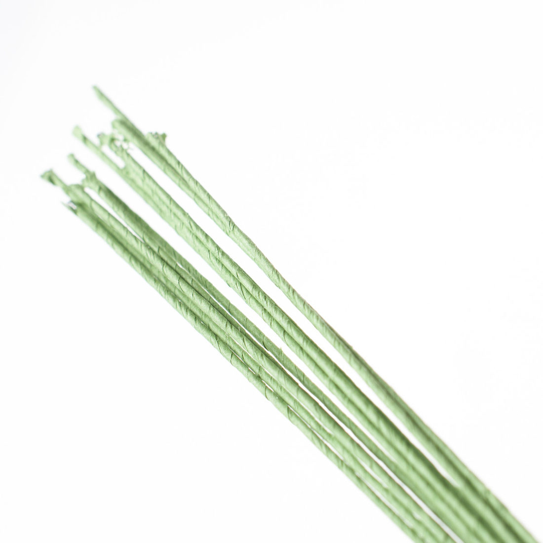 Draad omwikkeld 0,55 mm 50 cm 12 stuks groen
