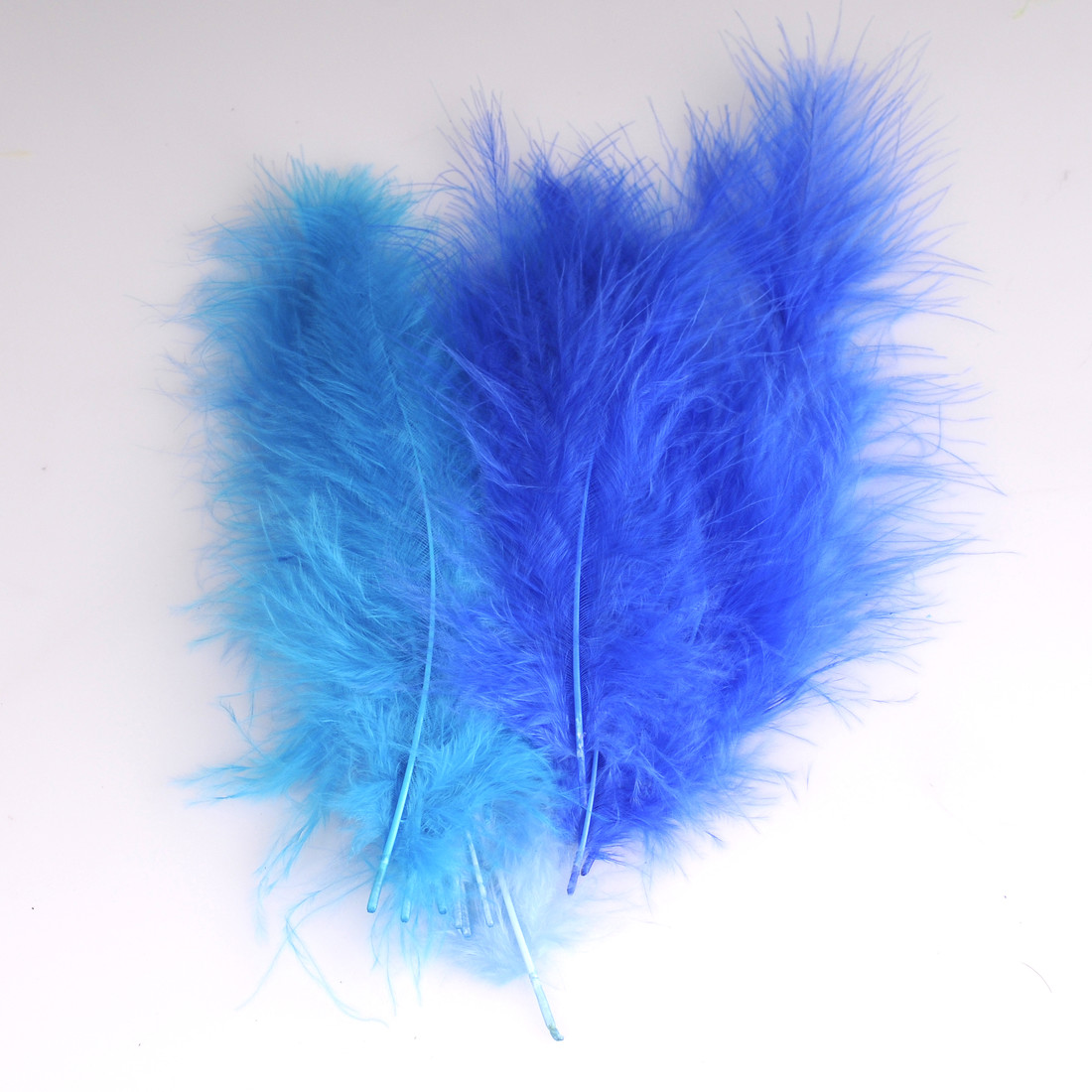 Krea Feathers pluim marabou 10 cm 12 stuks mix