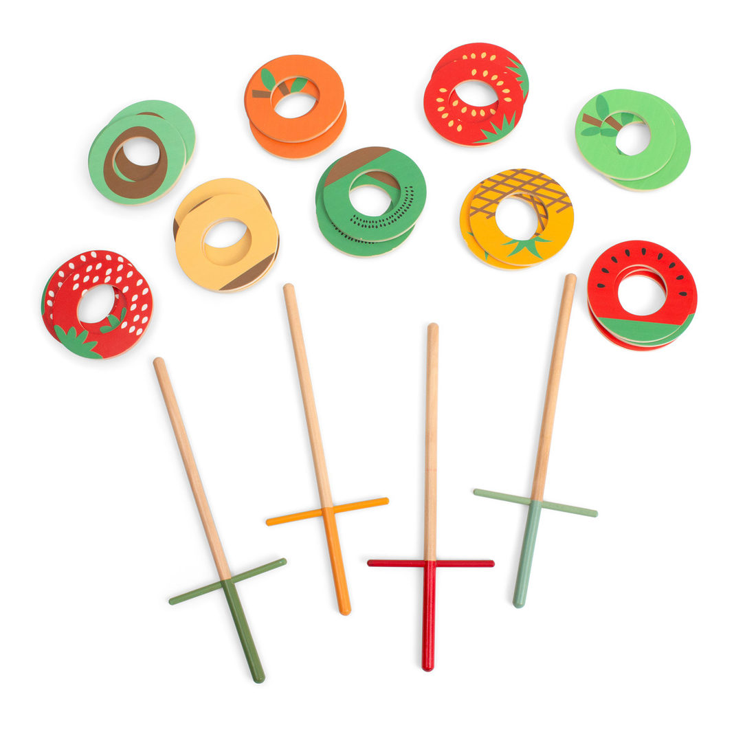 Fruitsticks steken