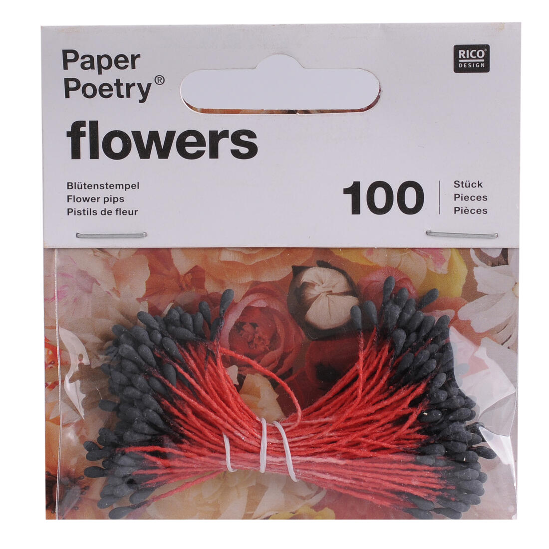 Meeldraad 6 cm 100 stuks Meeldraad 6 cm 100 stuks