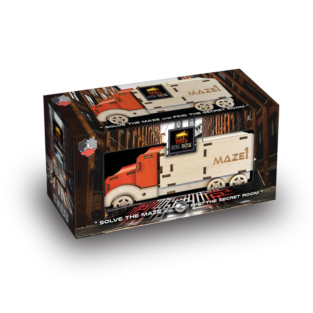 Secret Escape Box - Maze1 Truck **** Secret Escape Box - Maze1 Truck ****