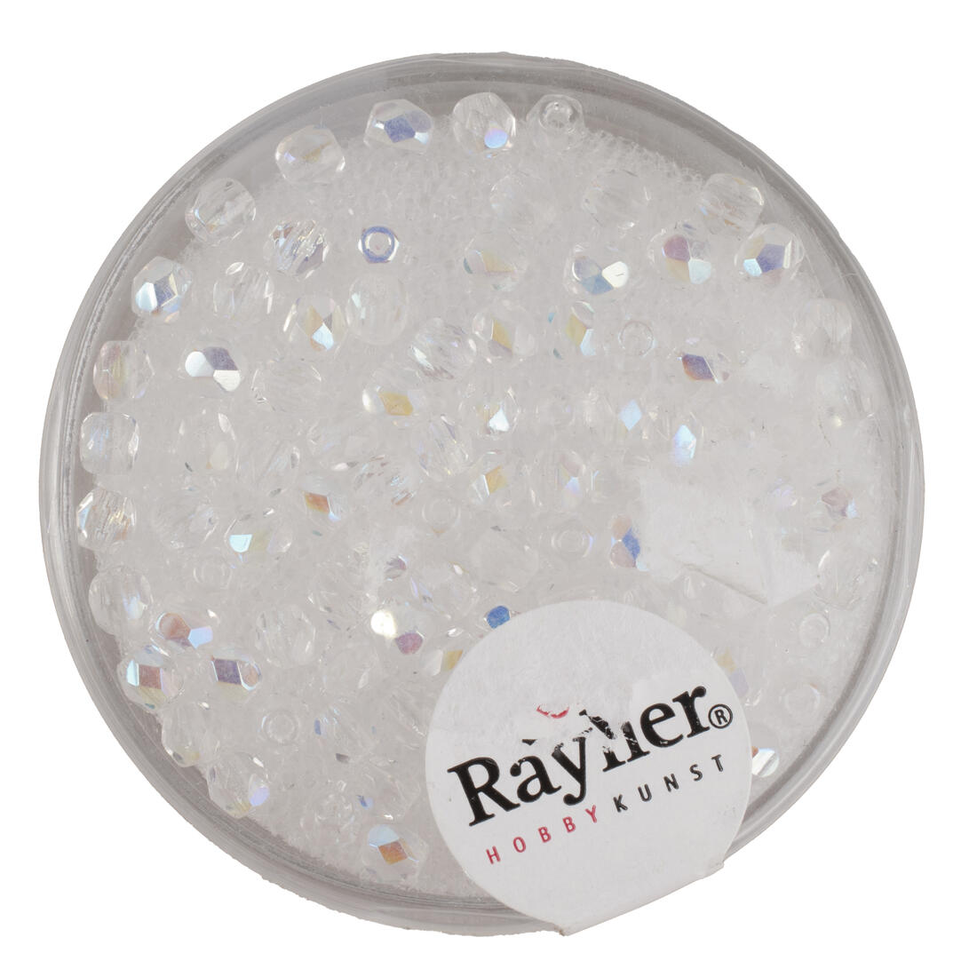 Facetparel 3 mm 100 stuks kristal